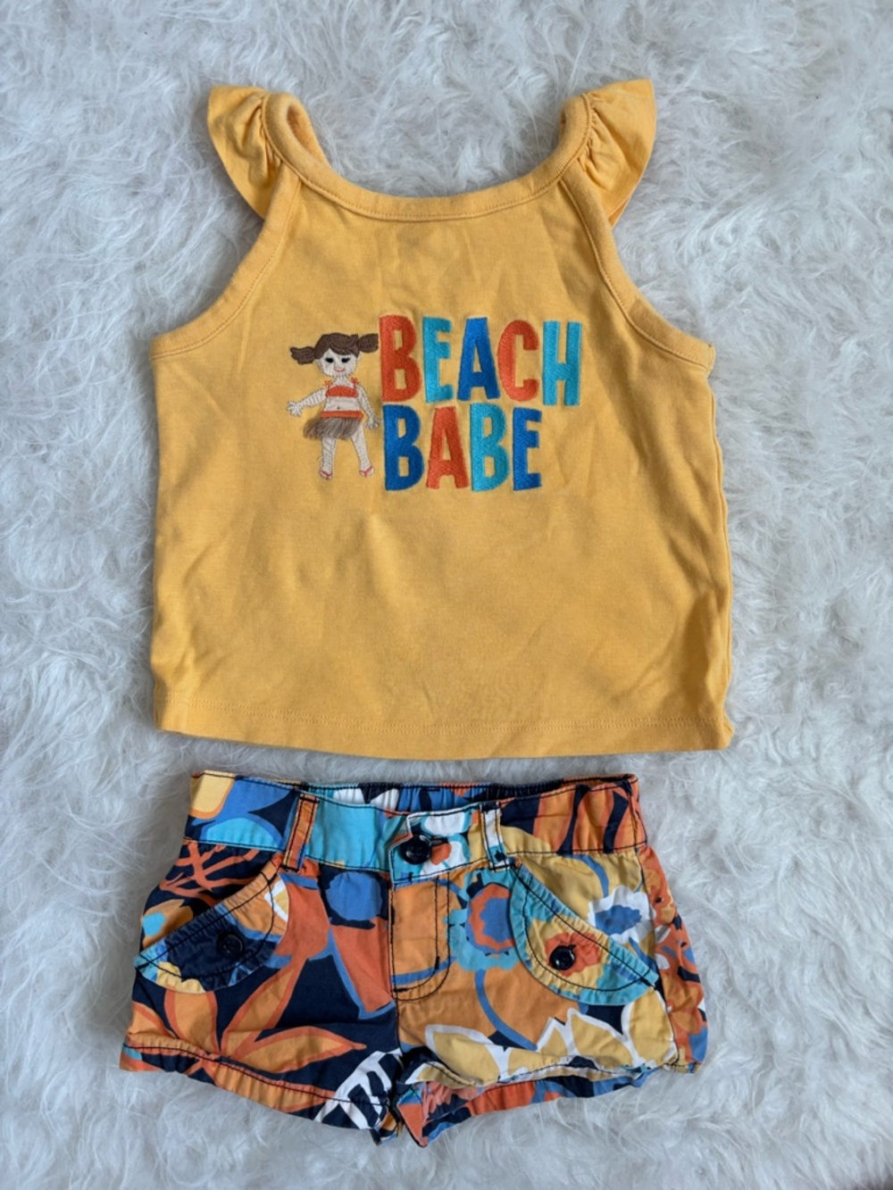 Gymboree Toddler Girl Tropical Beach Babe Matching Set